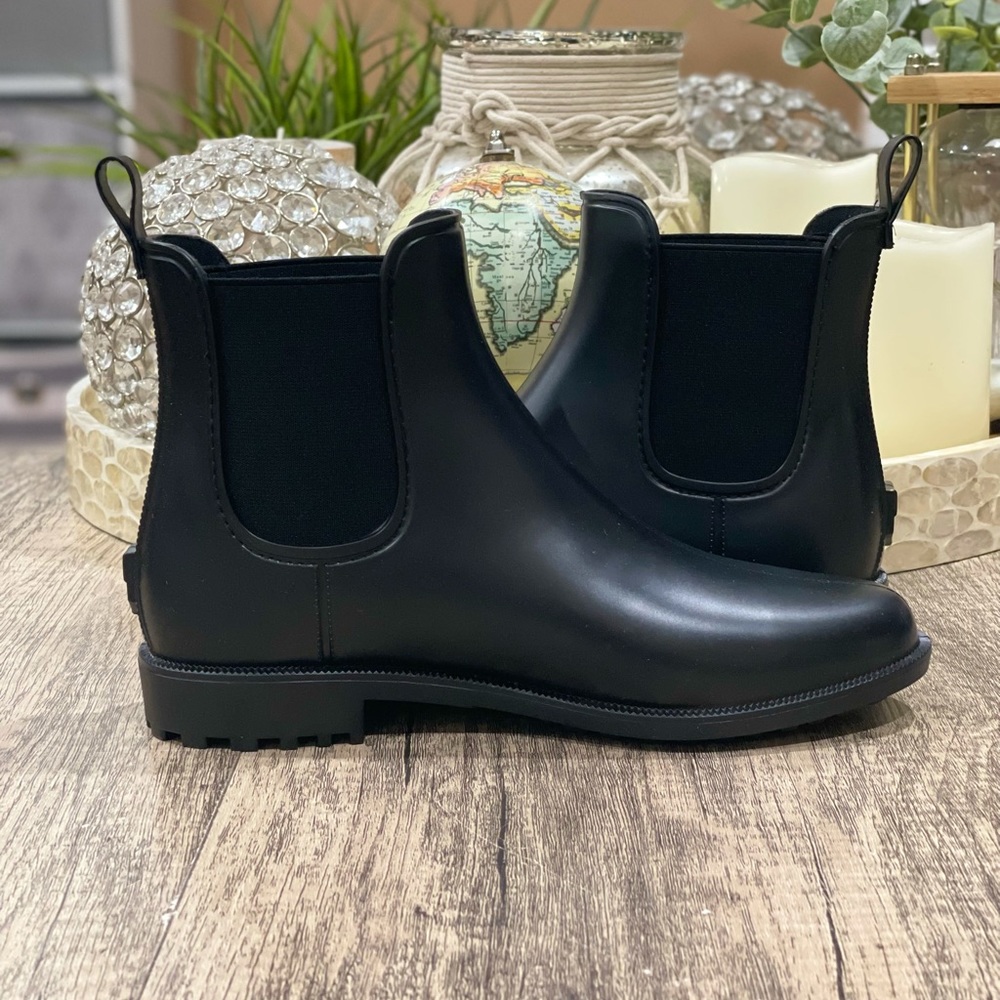 🆕 Women's Ankle Waterproof Chelsea Rain Boots - Picture 7 of 11